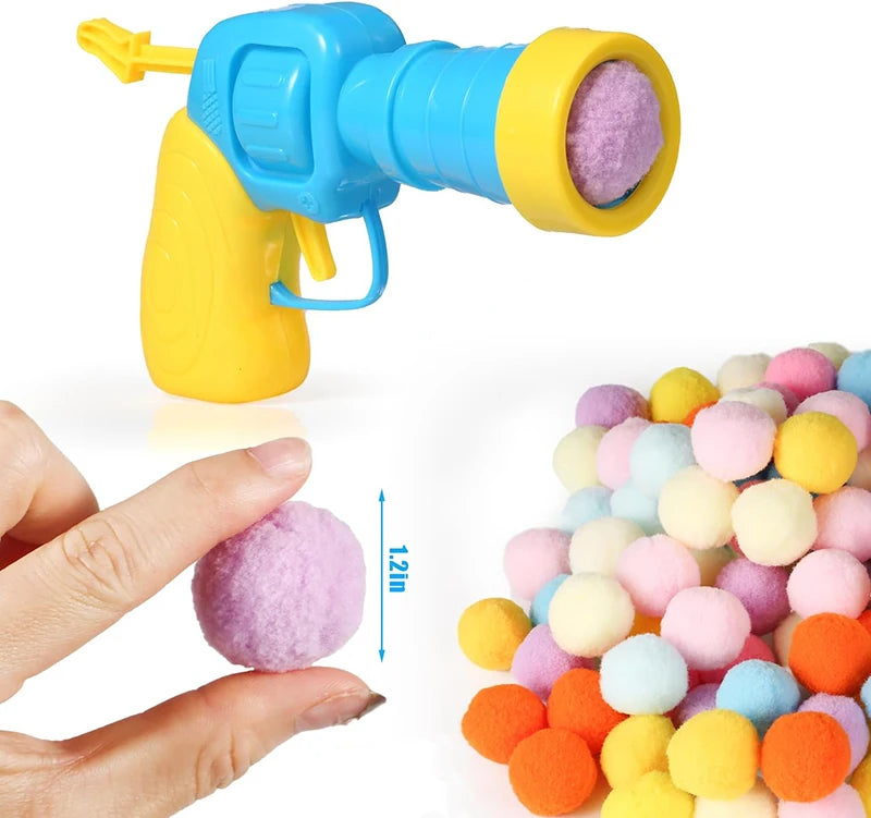 🎯 Interactive Cat Toy Launcher – Plush Ball Shooting Fun!