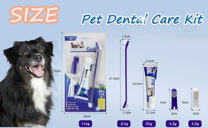 🦷 4-in-1 Dog Dental Care Kit