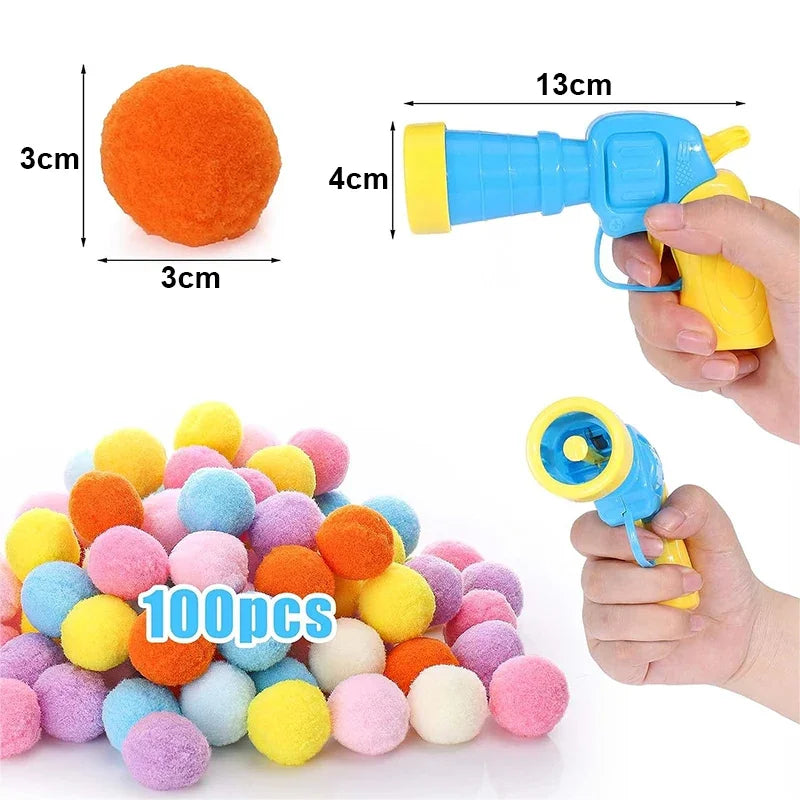🎯 Interactive Cat Toy Launcher – Plush Ball Shooting Fun!
