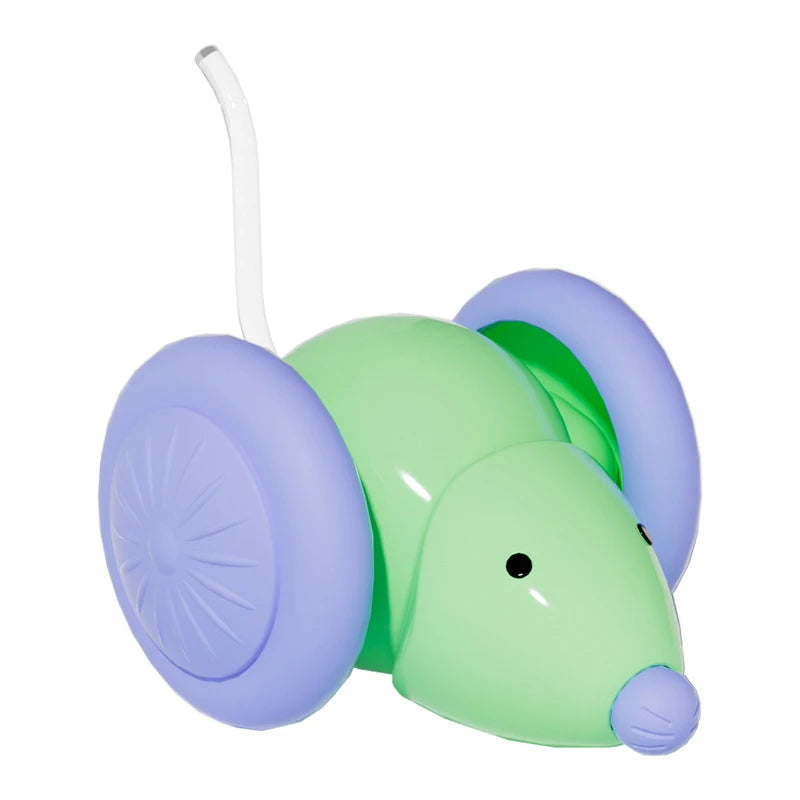 🐭🚗🐾Interactive Cat Toy Launcher – Feather & Ball Fun for Active Cats