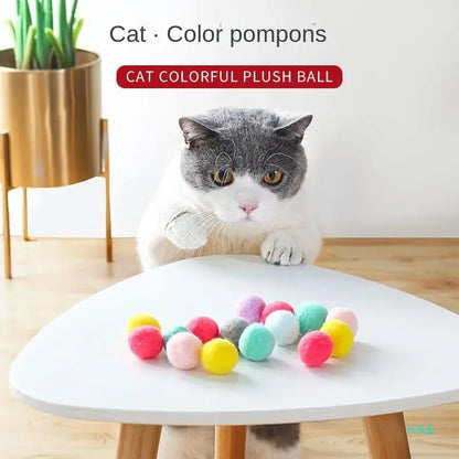 🎯 Interactive Cat Toy Launcher – Plush Ball Shooting Fun!