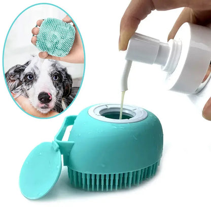 🧤 Silicone Grooming & Bath Gloves – Massage, Clean & De-Shed! 🛁🐾