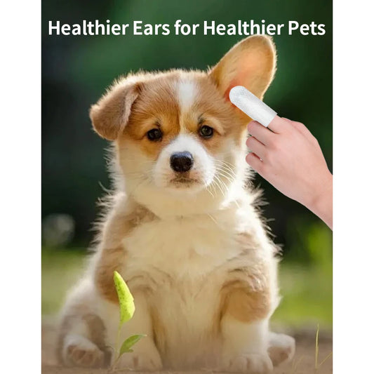 🧼 Pet Ear Cleaning Wipes – Gentle Daily Care for Dogs & Cats 🐶🐱