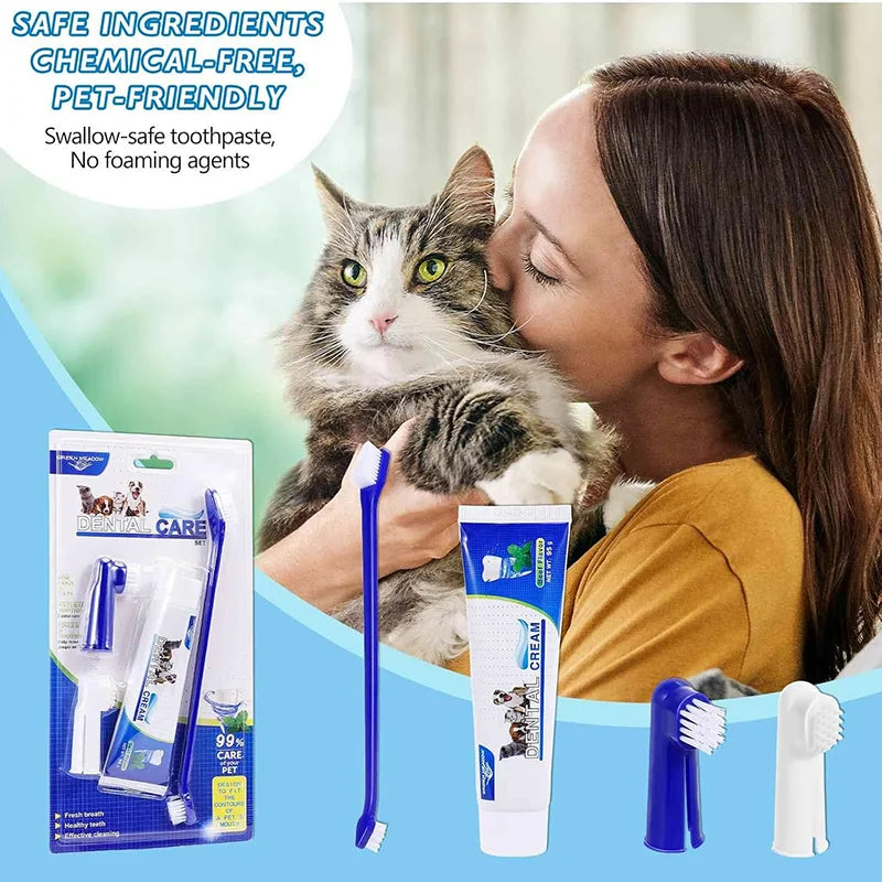 🦷 4-in-1 Dog Dental Care Kit