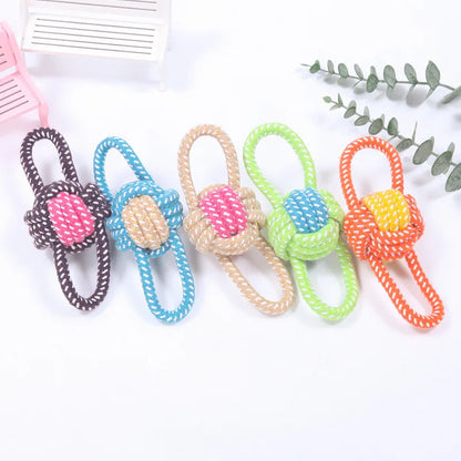 🦴Durable Rope Chew Toy – Tug & Play Fun for Active Dogs 🐾
