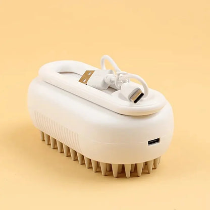 🧴🐾 2-in-1 Steam Grooming Brush – Deep Cleaning & Detangling for Dogs & Cats🐶🐱