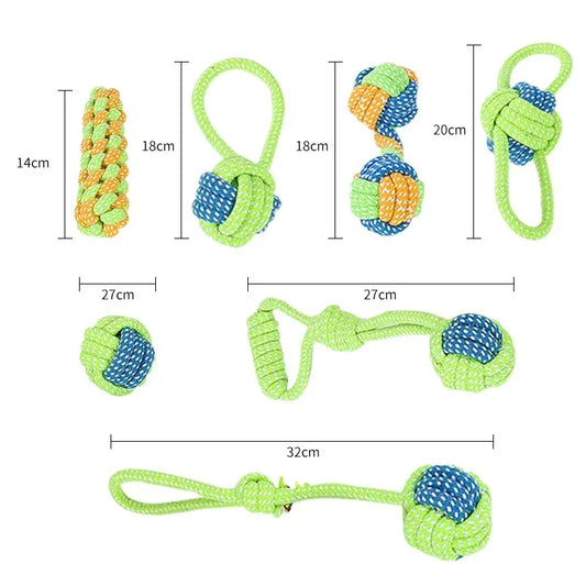🦴Durable Rope Chew Toy – Tug & Play Fun for Active Dogs 🐾