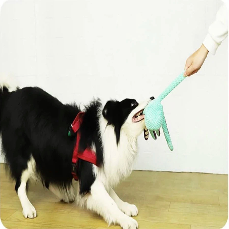🐙Squeaky Plush Octopus Toy – Crinkle Legs & Fun Sounds for Dogs 🐾