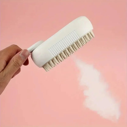 🧴🐾 2-in-1 Steam Grooming Brush – Deep Cleaning & Detangling for Dogs & Cats🐶🐱