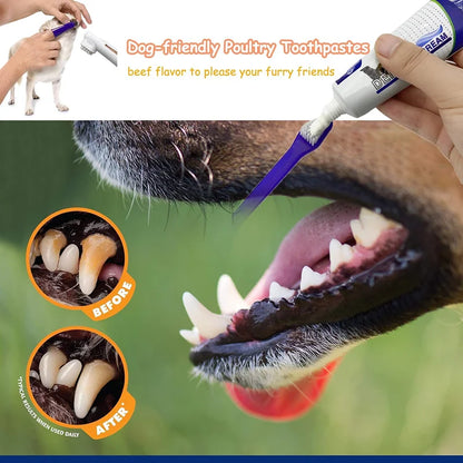 🦷 4-in-1 Dog Dental Care Kit