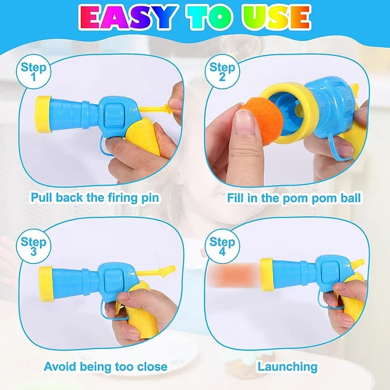 🎯 Interactive Cat Toy Launcher – Plush Ball Shooting Fun!